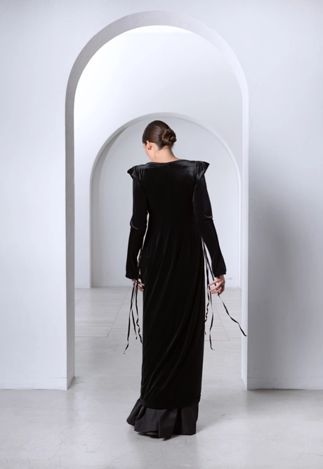 Платье макси - фото 4