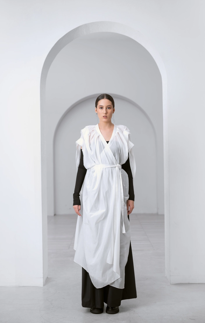 Блуза-кимоно длинная - фото 5